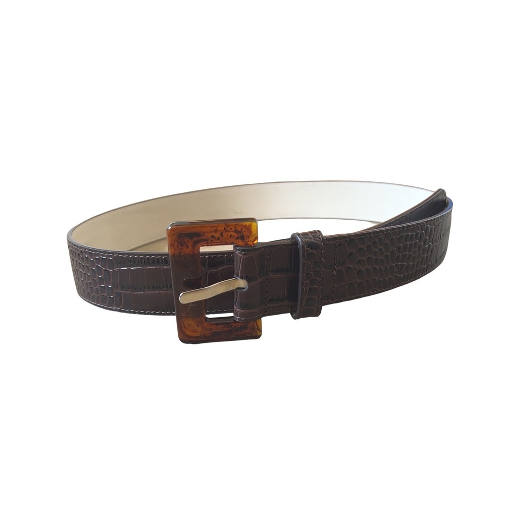 J. McLaughlin Briggs Belt 100%‎ Leather - Brown - Excellent condition! Large